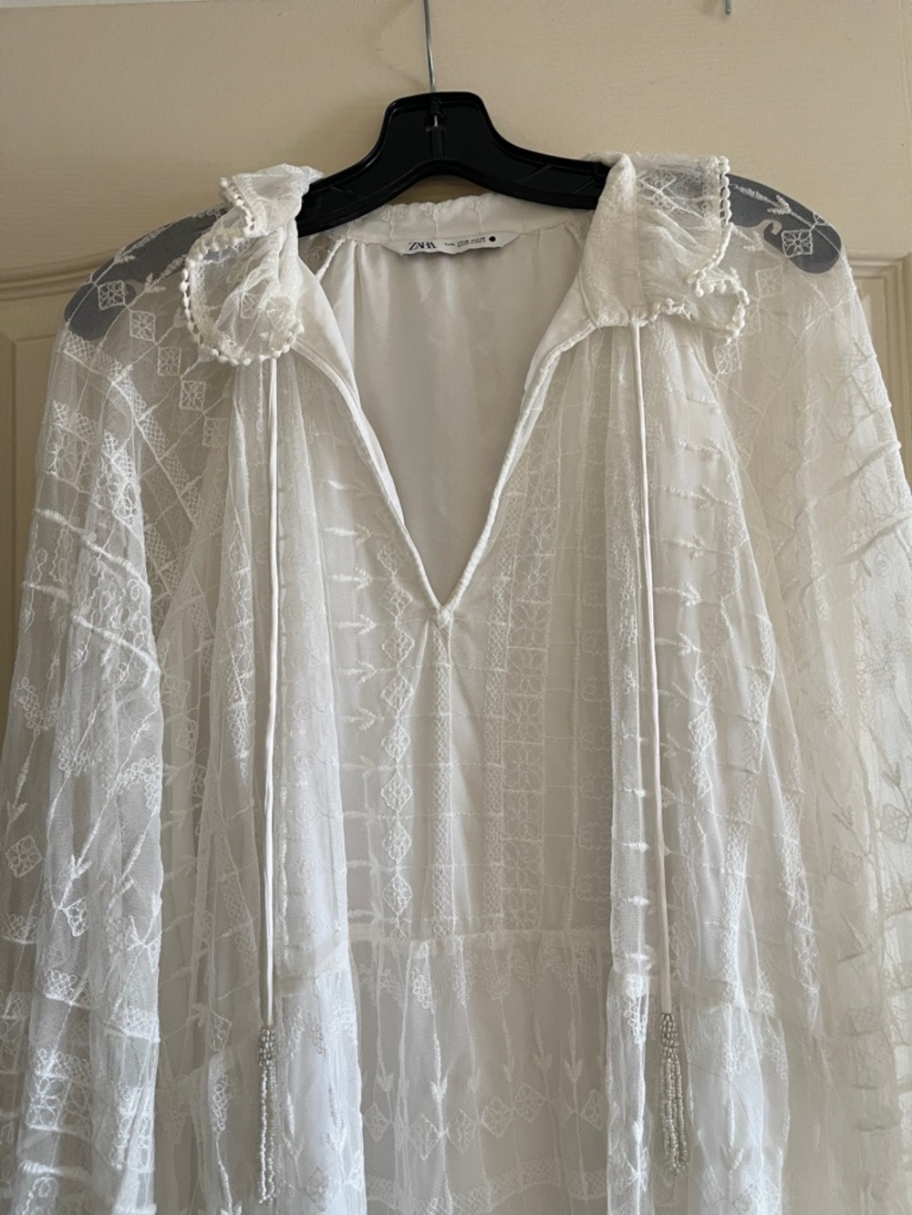 Zara lace white dress - Picture 2 of 9